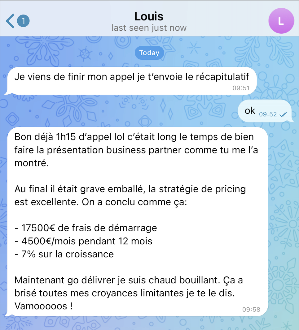 Témoignage Business Partner