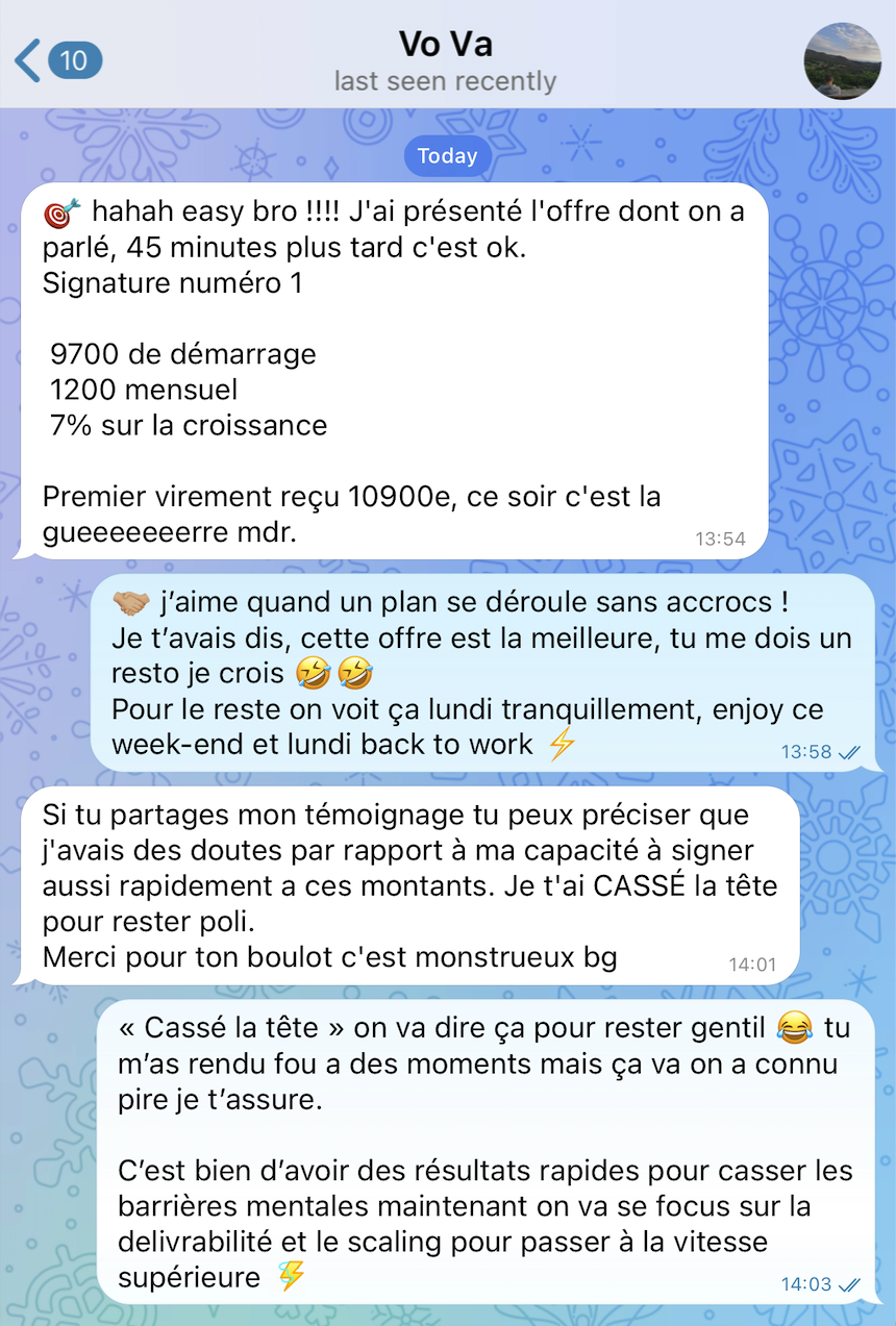 Témoignage Business Partner