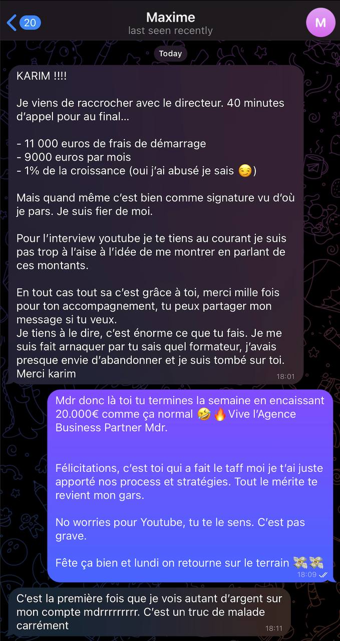 Témoignage Business Partner