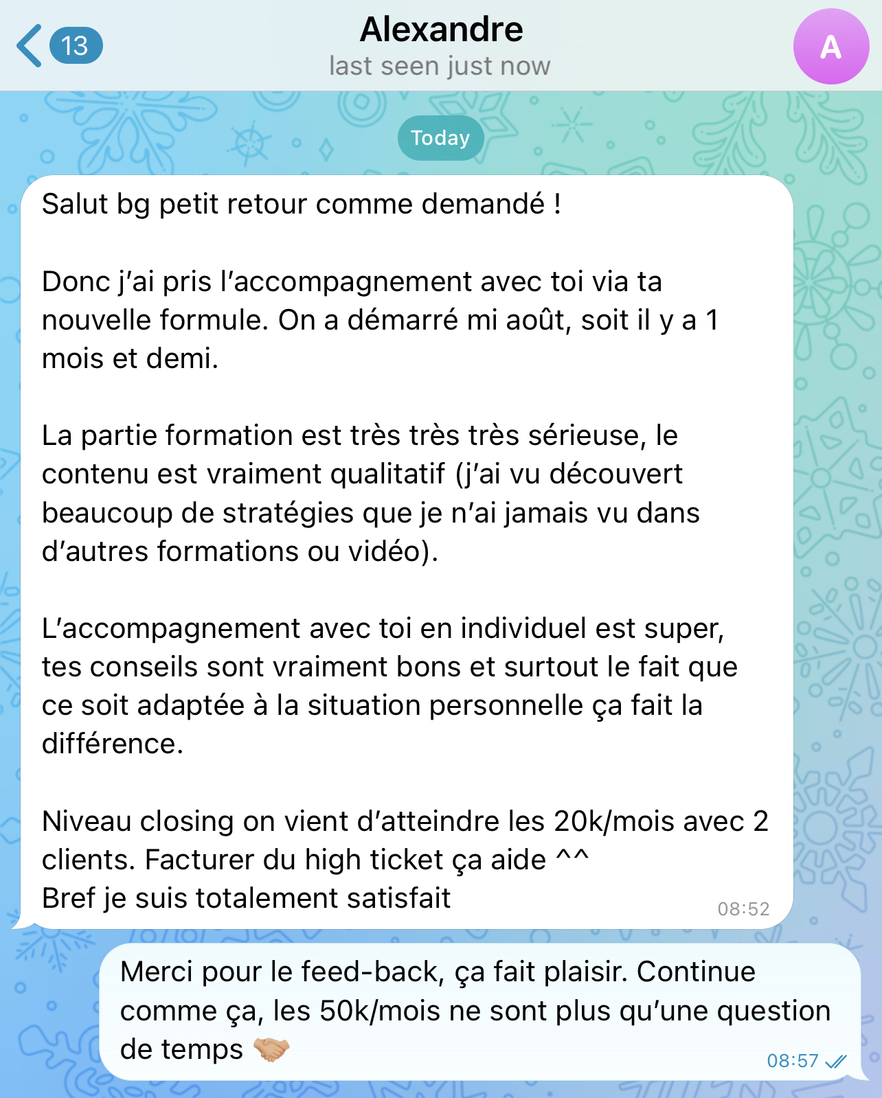 Témoignage Business Partner